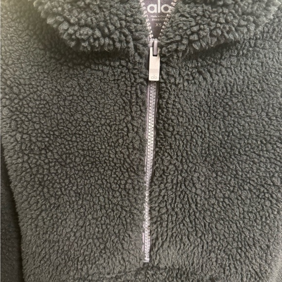 ALO Streetside Half Zip Fleece Hoodie Size XS Midnight - Picture 7 of 11